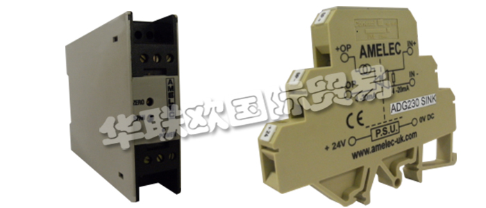 在生產過程中，無論是控制系統還是監(jiān)控系統，都有可能面臨復雜環(huán)境的干擾，或短路、過壓、不明脈沖等狀況。因此，具有保護下集控制回路、削弱環(huán)境噪聲影響、抑制接地或設備干擾、可限壓額流、保護控制系統輸入輸出及通訊接口的信號隔離器，成為控制系統不可或缺的一部分。信號隔離器是將輸入單路或雙路電流或電壓信號，變送輸出隔離的單路或雙路線性的電流或電壓信號，并提高輸入、輸出、電源之間的電氣隔離性能的一種裝置。AMELEC是知名的信號隔離器生產商，下文為您具體介紹AMELEC信號隔離器。
